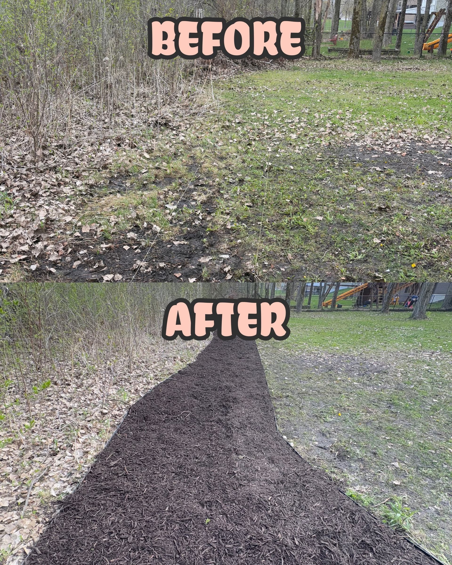 Gallery photos for Fresh Mulch and New Fabric Bring Neglected Beds Back to Life: Image #2