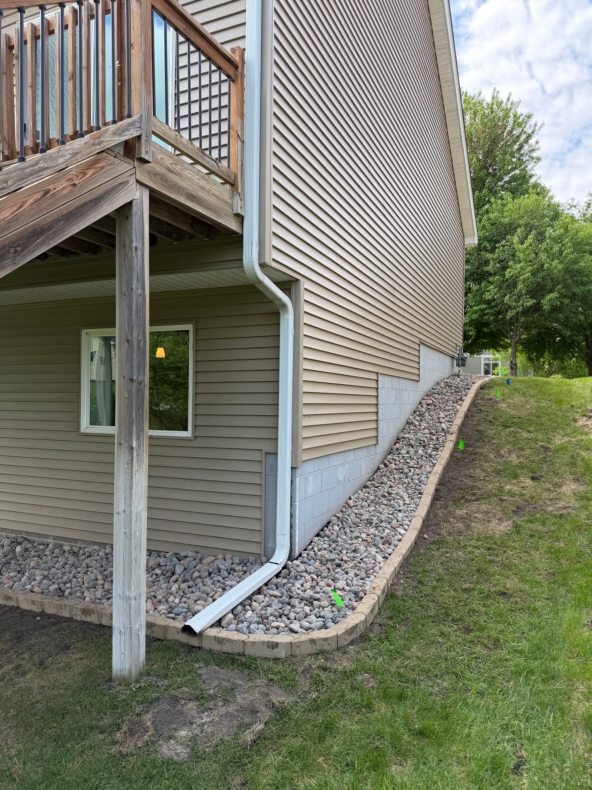 Gallery photos for River Rock Border Install That Killed the Maintenance Headache: Image #3