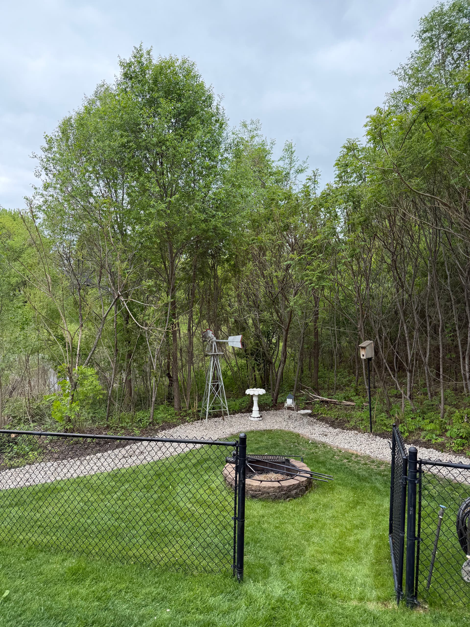 Gallery photos for Backyard Rock and Fabric Install That Actually Stays Clean: Image #3