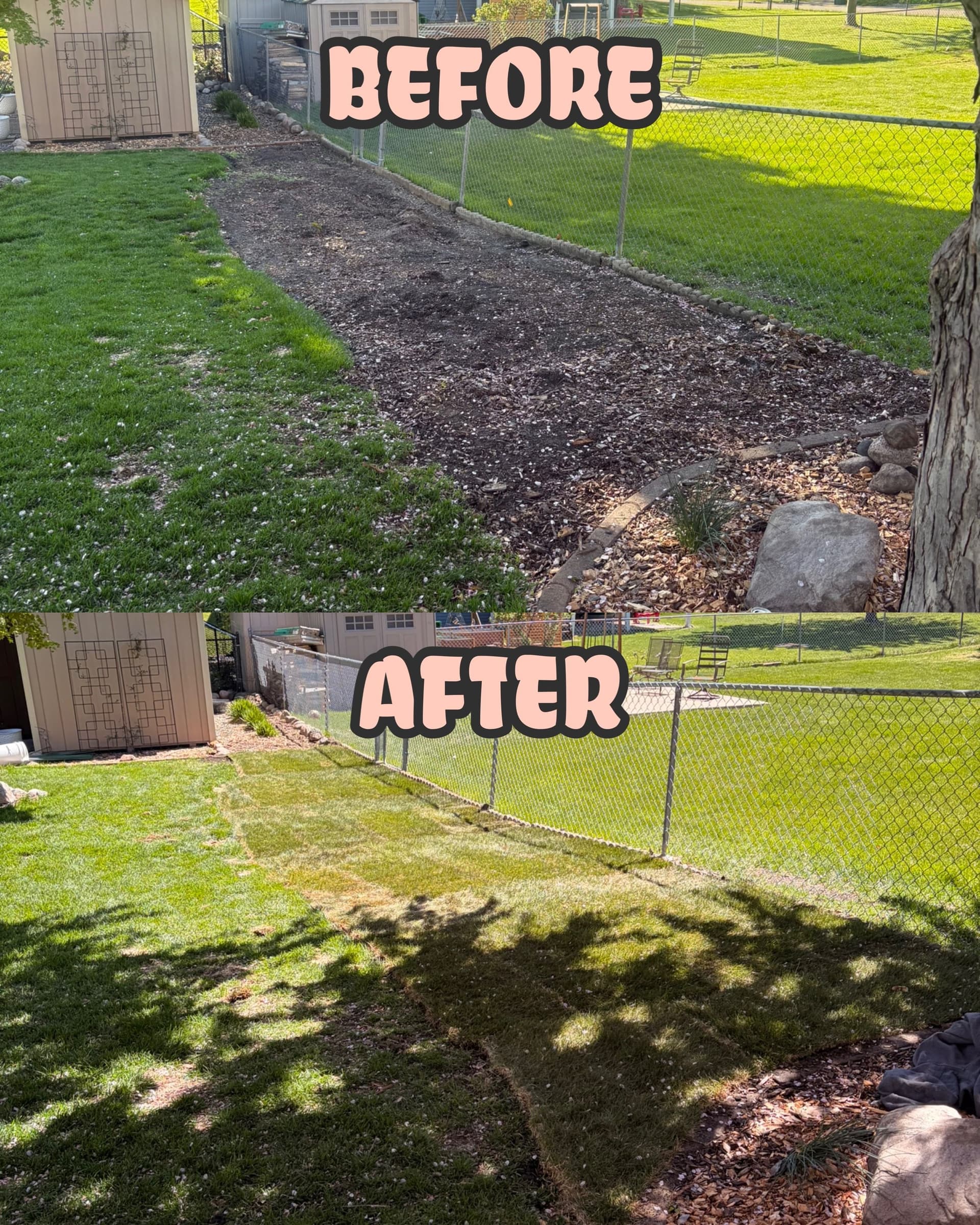 Bare Dirt to Green Lawn With Quality Sod Installation image